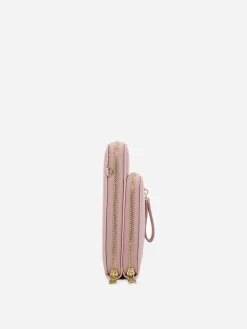Best La Modeuse Sacoche à double poches zippées Rose