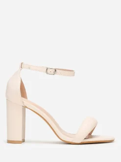 New La Modeuse Sandales à bride arrondie Beige