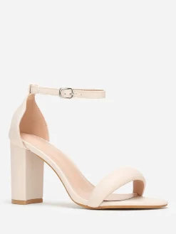 New La Modeuse Sandales à bride arrondie Beige