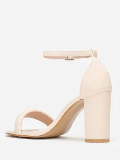 New La Modeuse Sandales à bride arrondie Beige