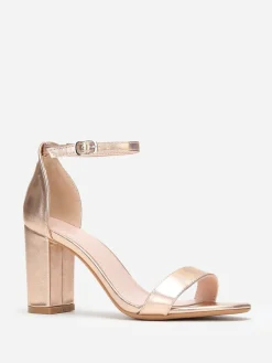 La Modeuse Sandales à bride et talon carrés Dorérose
