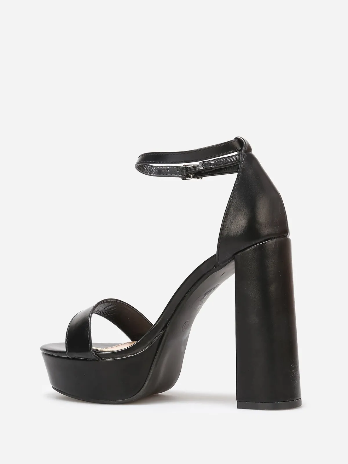 Online La Modeuse Sandales à plateforme et talon haut Noir
