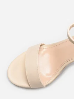 Hot La Modeuse Sandales à plateforme et talon haut Beige
