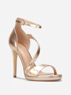 Clearance La Modeuse Sandales à talon aiguille et brides Dorérose