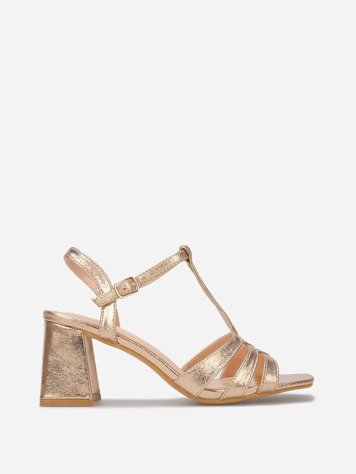 Sale La Modeuse Sandales à talon et brides entrecroisées Dorérose