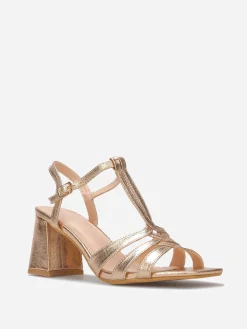 Sale La Modeuse Sandales à talon et brides entrecroisées Dorérose