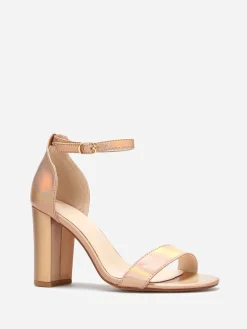 Online La Modeuse Sandales en simili à effet irisé Dorérose