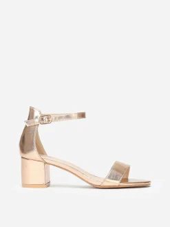 Discount La Modeuse Sandales en simili à petit talon Dorérose
