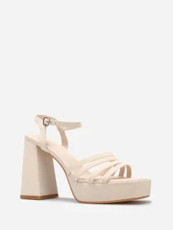 Best La Modeuse Sandales mates à fines brides Beige