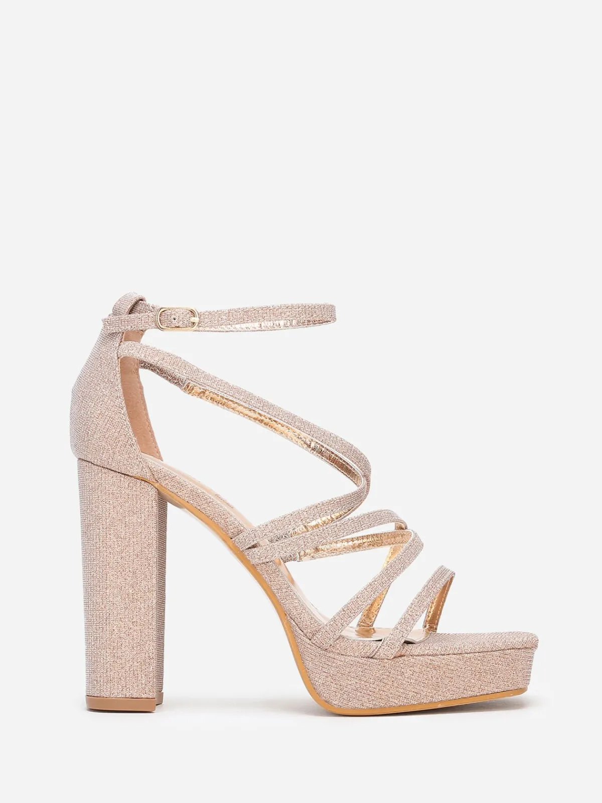 Best La Modeuse Sandales pailletées à fines brides Dorérose