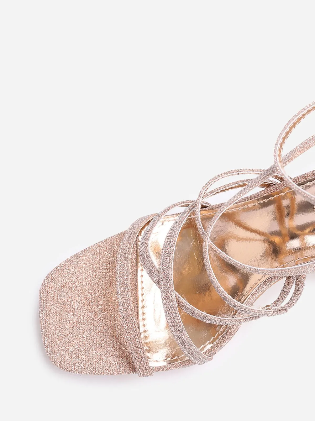 Best La Modeuse Sandales pailletées à fines brides Dorérose