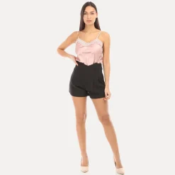 Discount La Modeuse Short taille haute évasé Noir