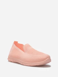 Hot La Modeuse Slip-on en maille texturée Rose