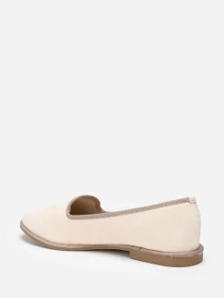 Sale La Modeuse Slippers  en suédine Beige