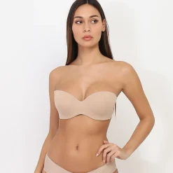 Hot La Modeuse Soutien-gorge ampliforme sans coutures Beige
