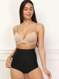 New La Modeuse Soutien-gorge microfibre sans armatures Beige