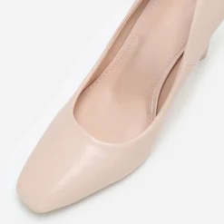 Sale La Modeuse Stilettos à bout carré Beige