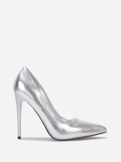 Online La Modeuse Stilettos à talon verni Argenté