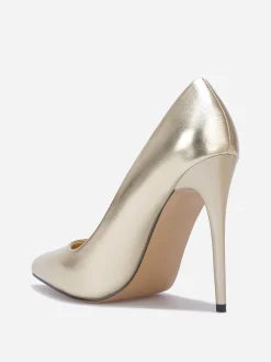 Discount La Modeuse Stilettos à talon verni Doré