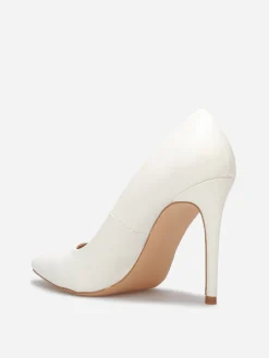 Best La Modeuse Stilettos pointus à talon aiguille Blanc