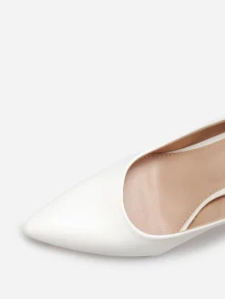 Best La Modeuse Stilettos pointus à talon aiguille Blanc