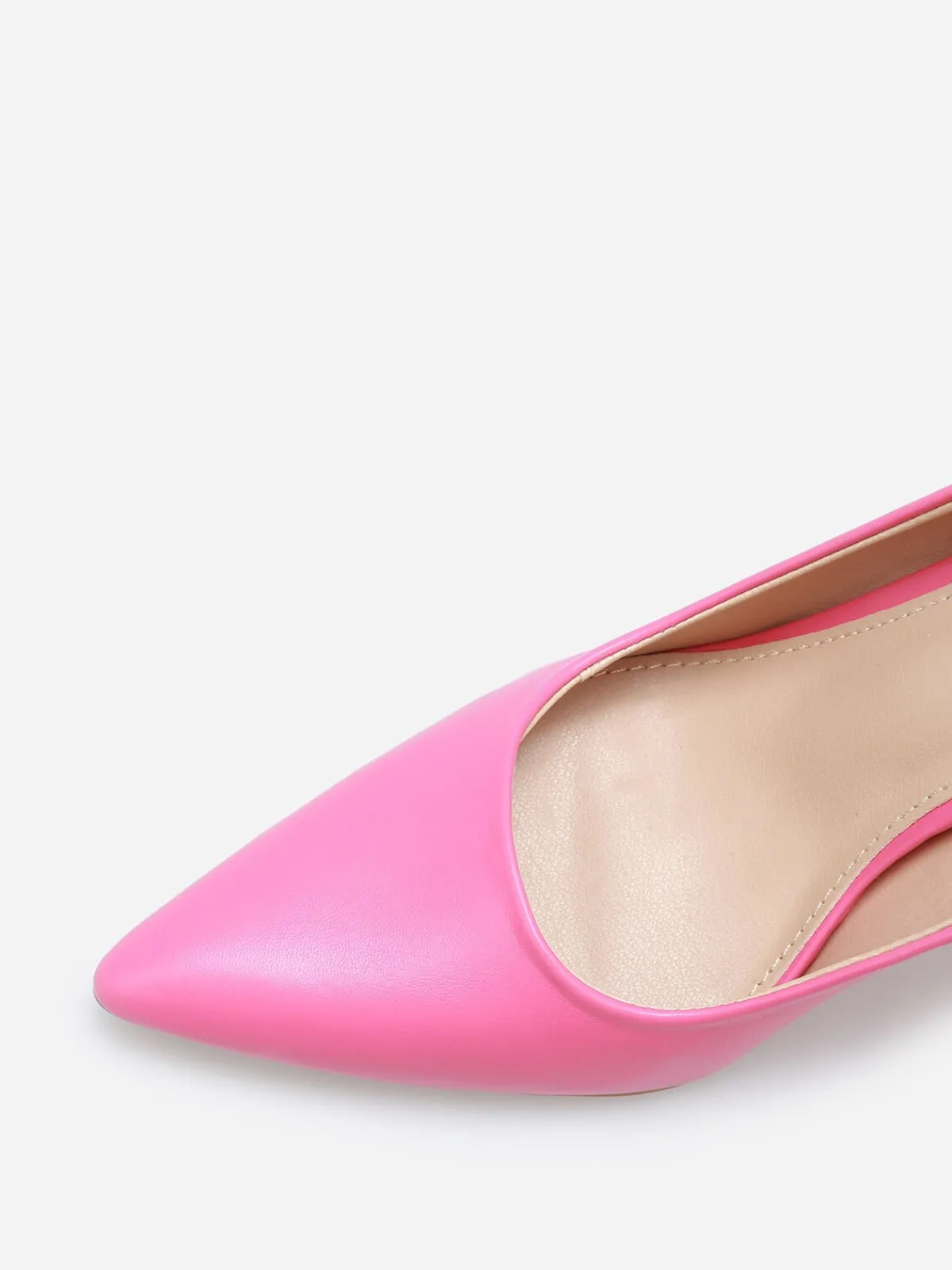La Modeuse Stilettos pointus à talon aiguille Fuchsia