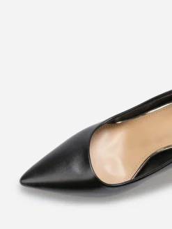 Discount La Modeuse Stilettos pointus à talon verni Noir