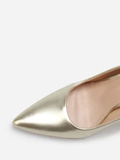Sale La Modeuse Stilettos pointus à talon aiguille Doré