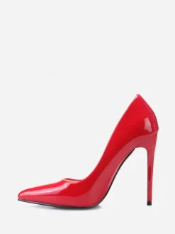Hot La Modeuse Stilettos vernis  à bout pointu Rouge