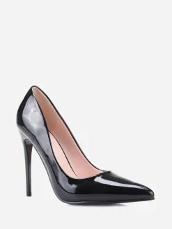 Sale La Modeuse Stilettos vernis  à bout pointu Noir