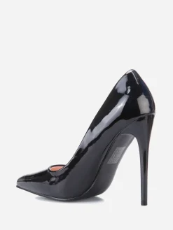 Sale La Modeuse Stilettos vernis  à bout pointu Noir