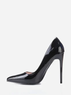 Sale La Modeuse Stilettos vernis  à bout pointu Noir
