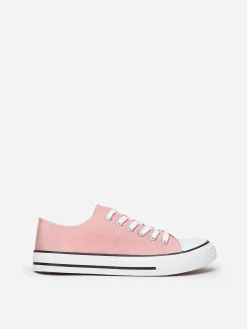 New La Modeuse Tennis basses en toile Rosefoncé