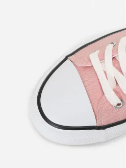 New La Modeuse Tennis basses en toile Rosefoncé