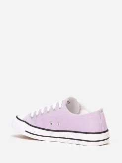 Sale La Modeuse Tennis basses en toile Violet