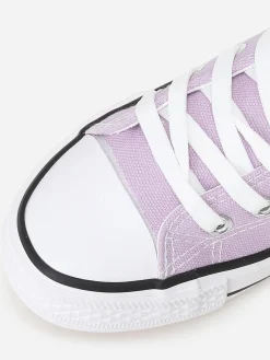 Sale La Modeuse Tennis basses en toile Violet