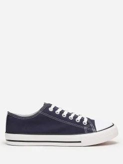 New La Modeuse Tennis basses en toile BleuMarine