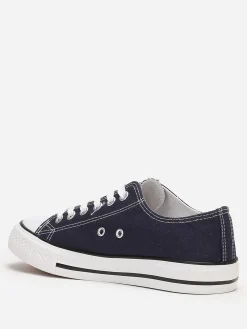 New La Modeuse Tennis basses en toile BleuMarine