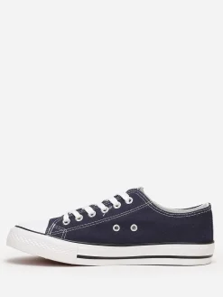 New La Modeuse Tennis basses en toile BleuMarine