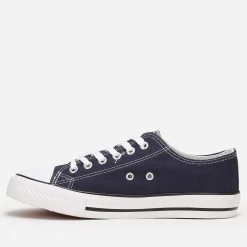 New La Modeuse Tennis basses en toile BleuMarine