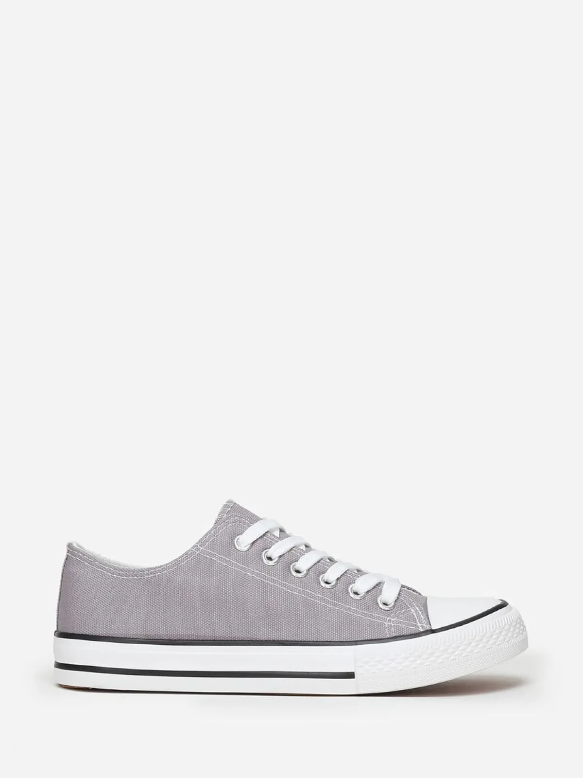 Online La Modeuse Tennis basses en toile Gris