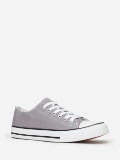 Online La Modeuse Tennis basses en toile Gris