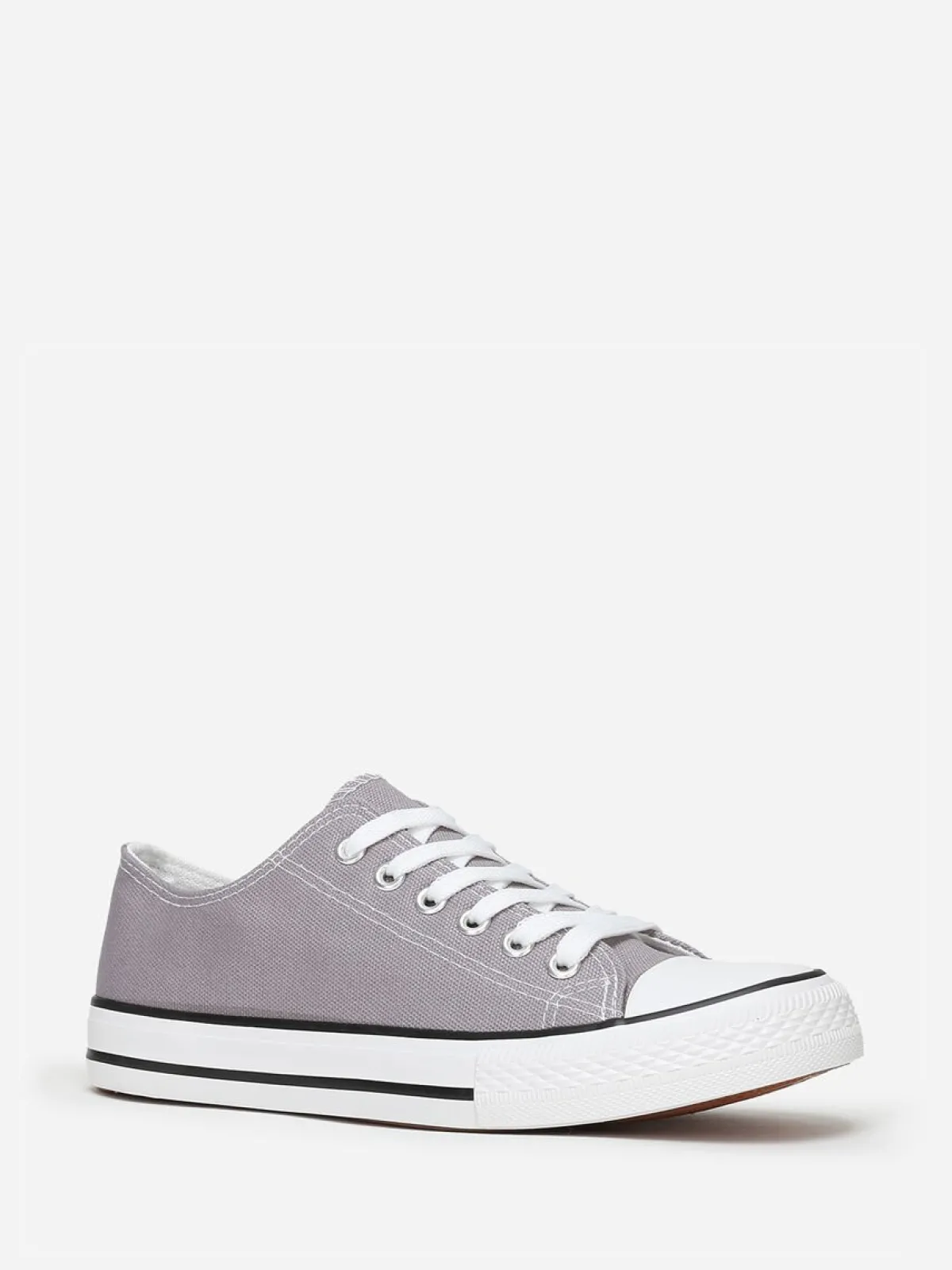 Online La Modeuse Tennis basses en toile Gris