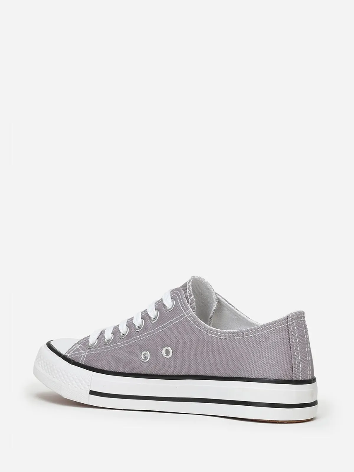 Online La Modeuse Tennis basses en toile Gris