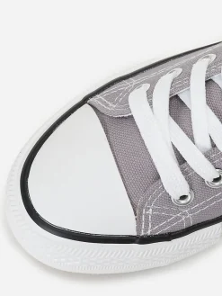 Online La Modeuse Tennis basses en toile Gris