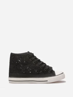 Discount La Modeuse Tennis montante en crochet Noir