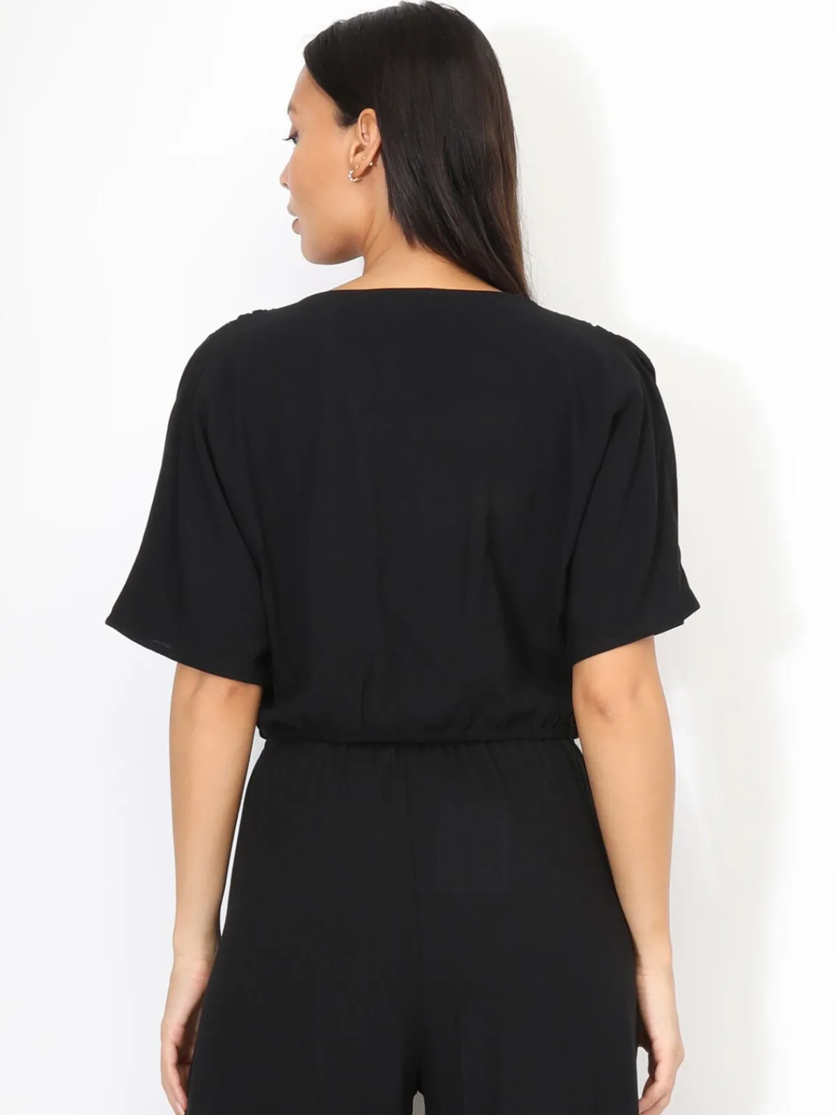 Best La Modeuse Top cropped cache c艙ur Noir