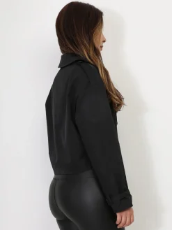 Best La Modeuse Trench court Noir
