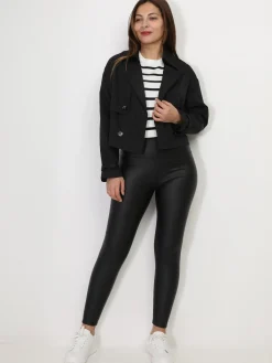 Best La Modeuse Trench court Noir