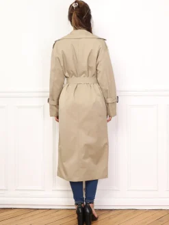 Discount La Modeuse Trench mi-long à ceinture Taupe